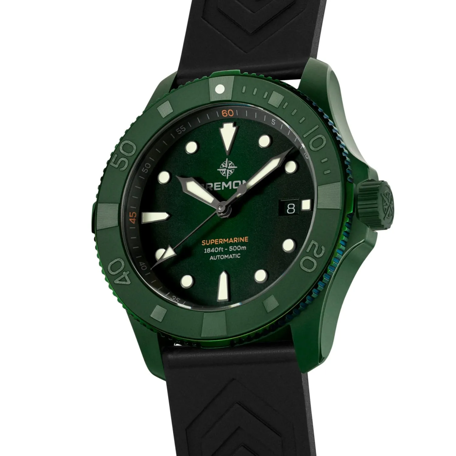 Bremont Supermarine Full Ceramic Jungle Green Automatic – SM43-DT-GNCER-GN-R-S