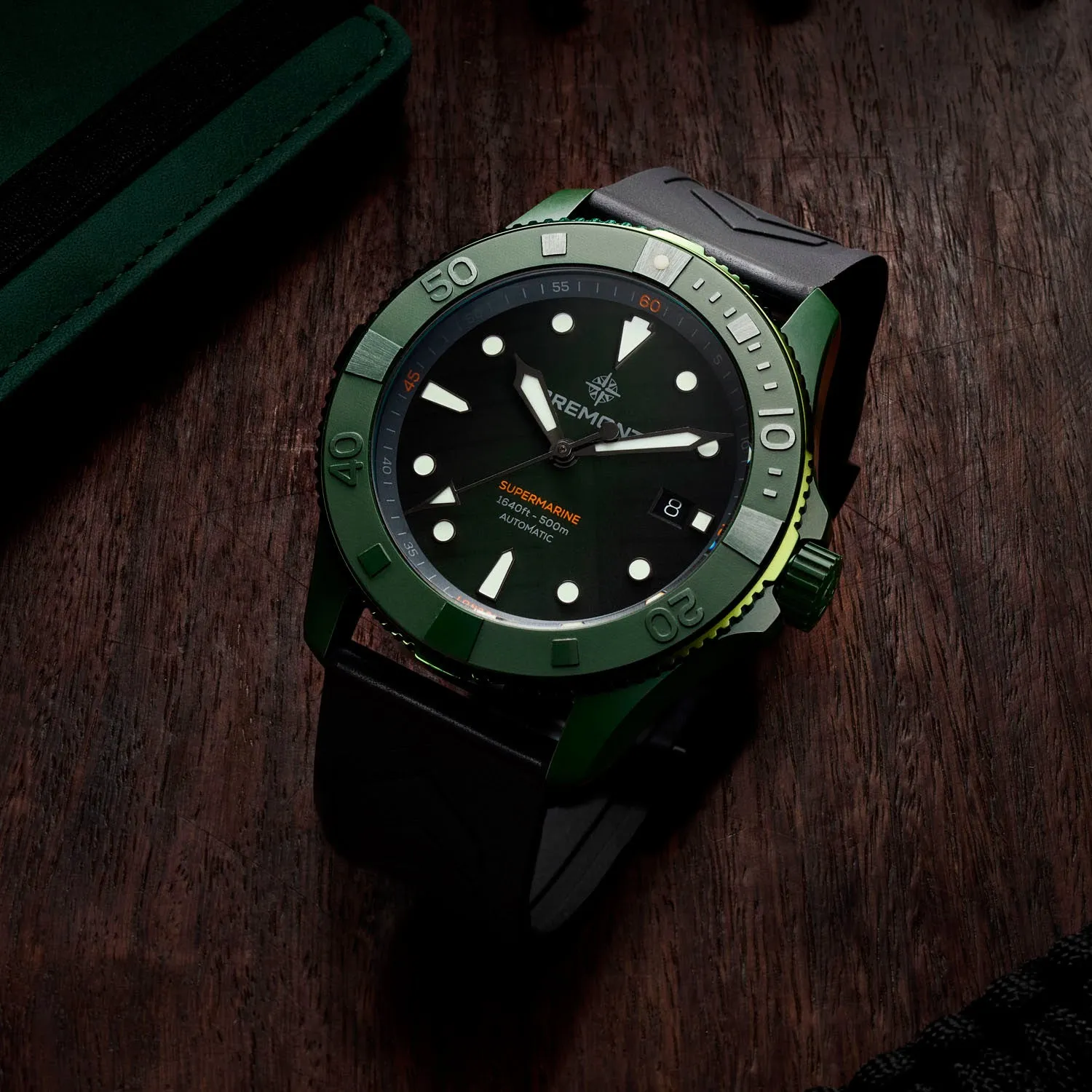 Bremont Supermarine Full Ceramic Jungle Green Automatic – SM43-DT-GNCER-GN-R-S