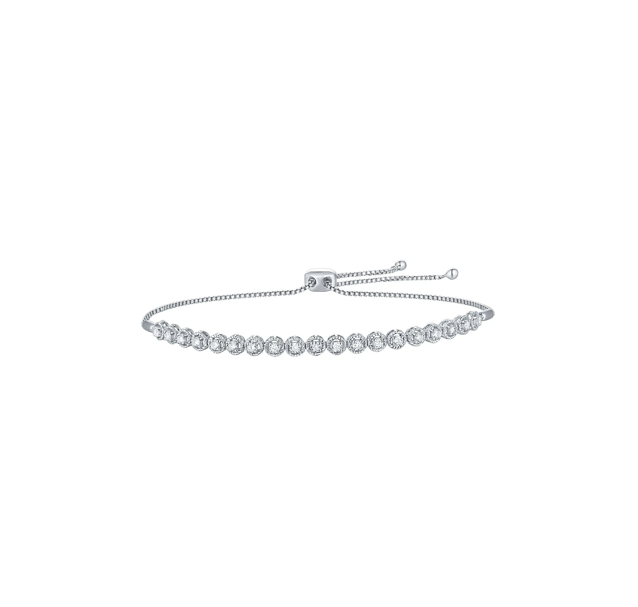 Bubbly 0.72ct Bracelet <br> BL-00255WHT