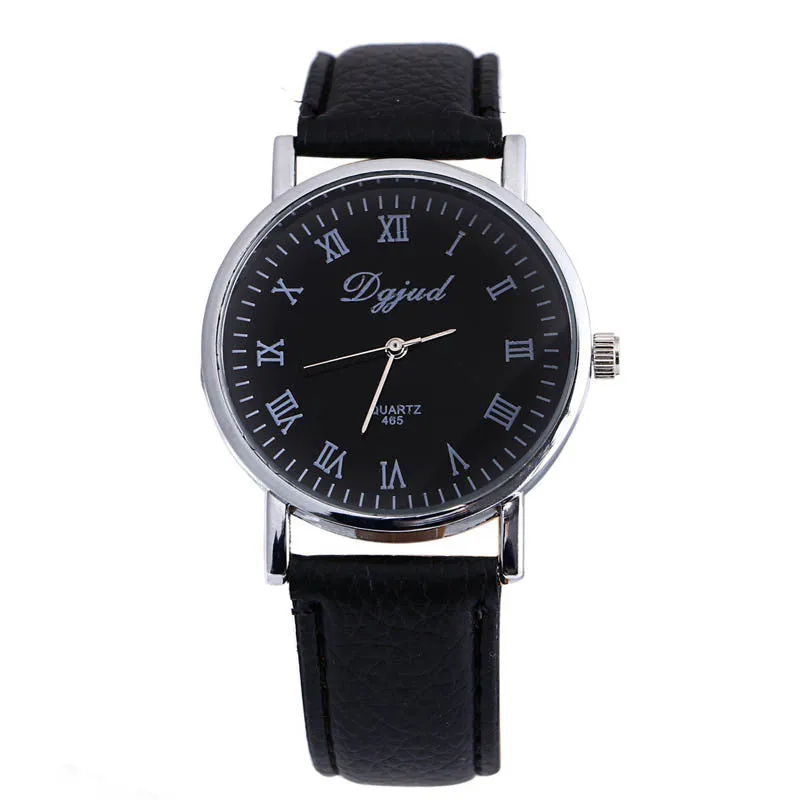Business Casual Dress Watches Men PU Leather Quartz Military Watch Luxury Brand WristWatch relojes hombre Clock