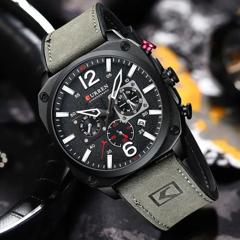 BUSINESS LEATHER QUARTZ | Elegant, waterproof precision