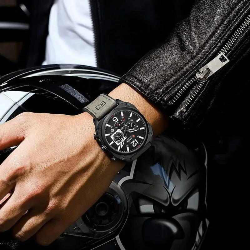 BUSINESS LEATHER QUARTZ | Elegant, waterproof precision