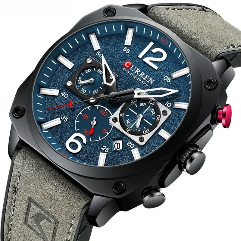 BUSINESS LEATHER QUARTZ | Elegant, waterproof precision