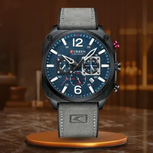 BUSINESS LEATHER QUARTZ | Elegant, waterproof precision
