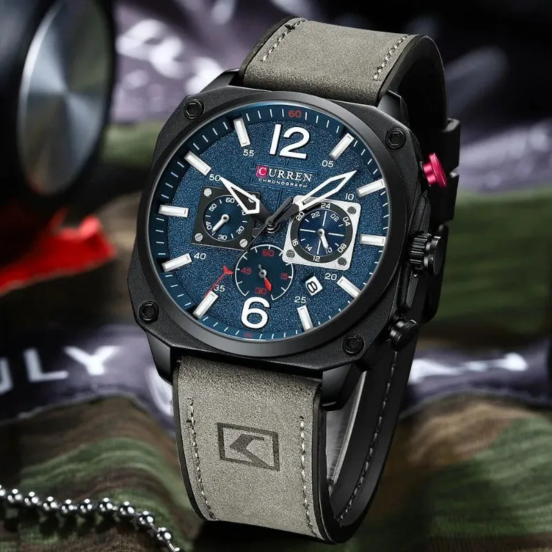BUSINESS LEATHER QUARTZ | Elegant, waterproof precision