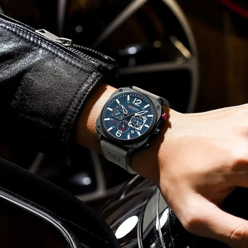 BUSINESS LEATHER QUARTZ | Elegant, waterproof precision