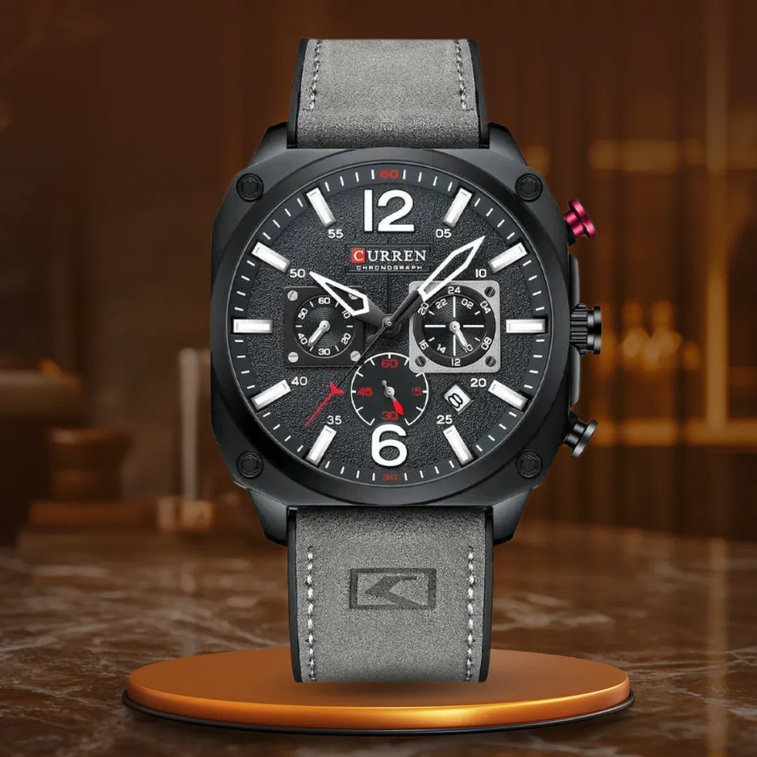 BUSINESS LEATHER QUARTZ | Elegant, waterproof precision