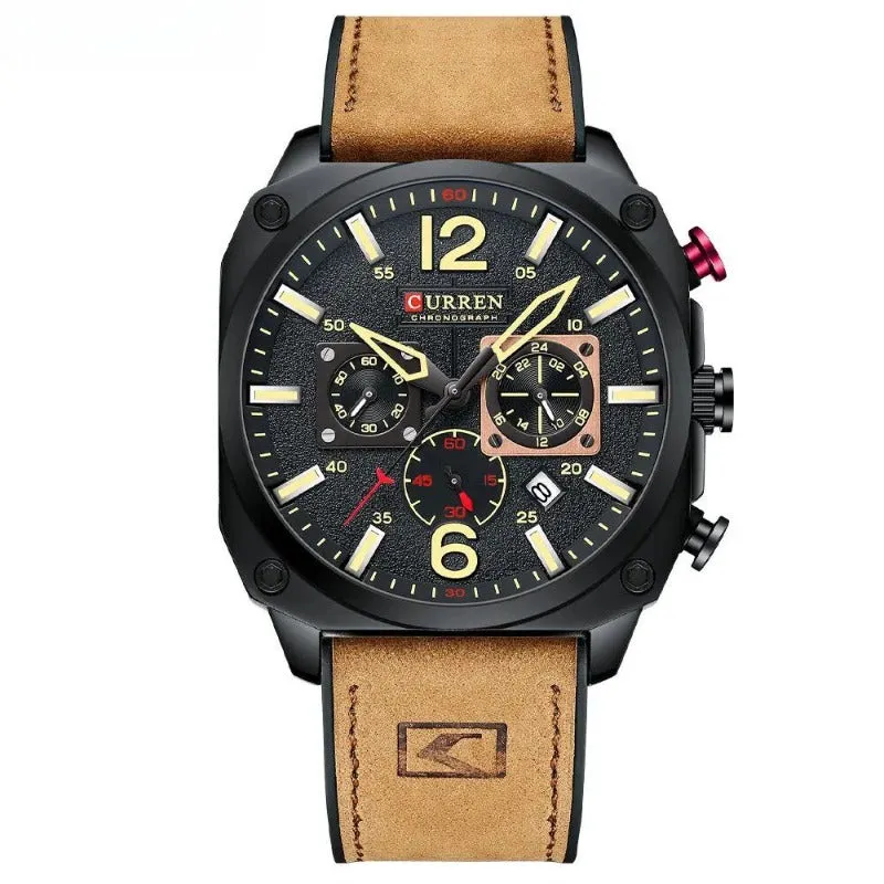 BUSINESS LEATHER QUARTZ | Elegant, waterproof precision
