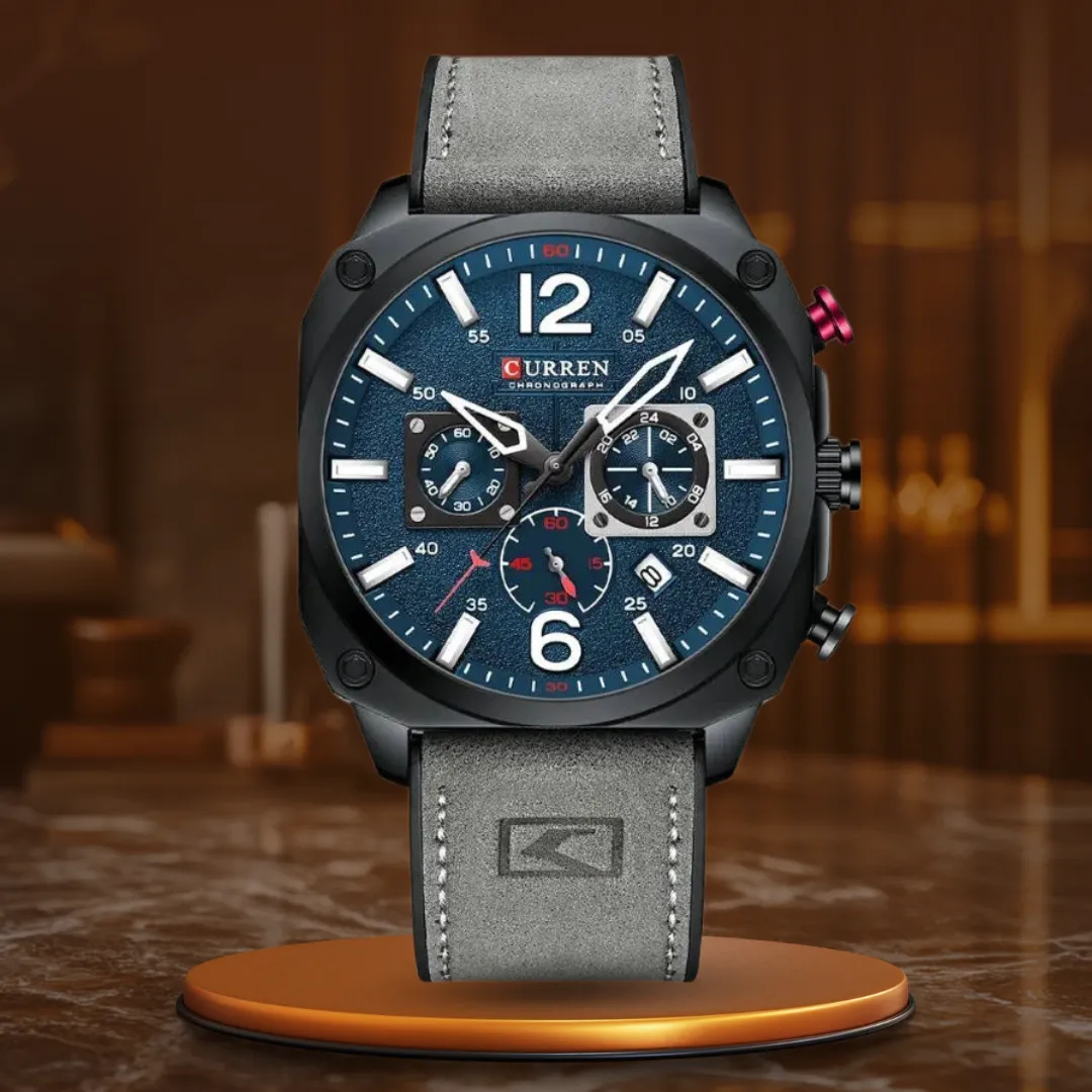 BUSINESS LEATHER QUARTZ | Elegant, waterproof precision