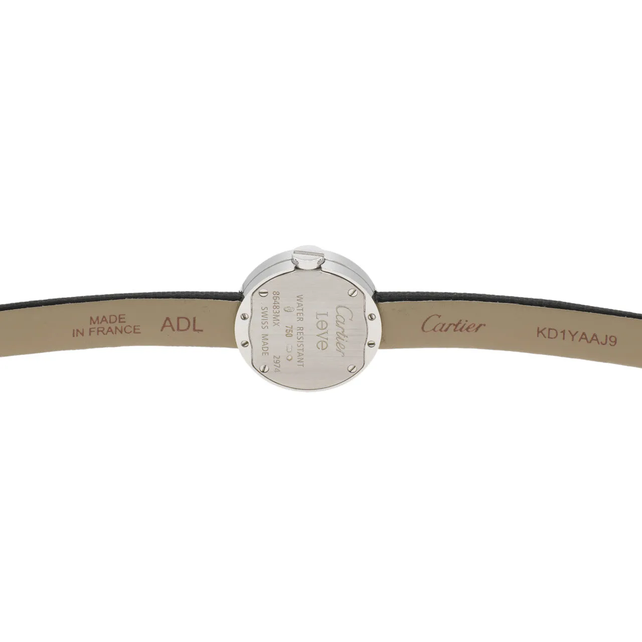 Cartier 18K White Gold Diamond Love Watch WE800131