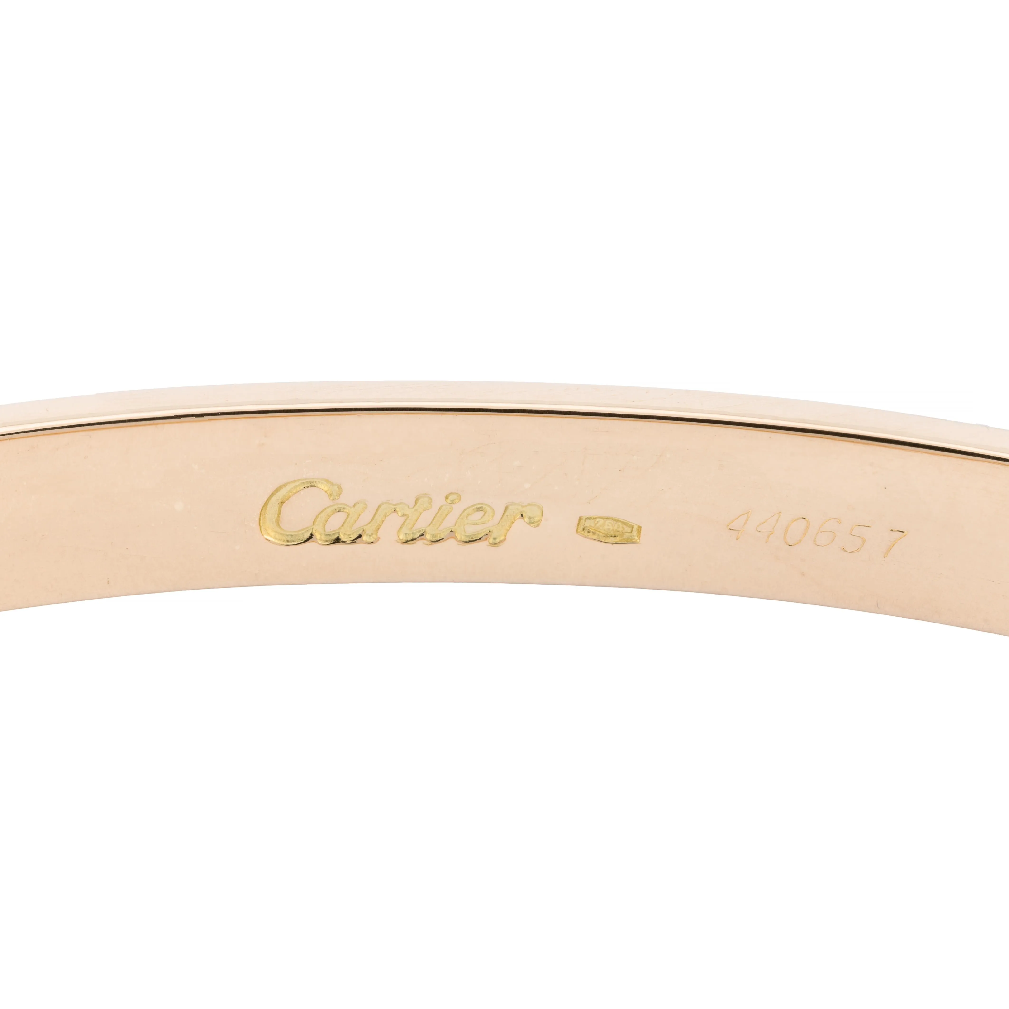 Cartier Vintage Aldo Cippulo Retro Love Bracelet Circa 1970's Rare Size 21