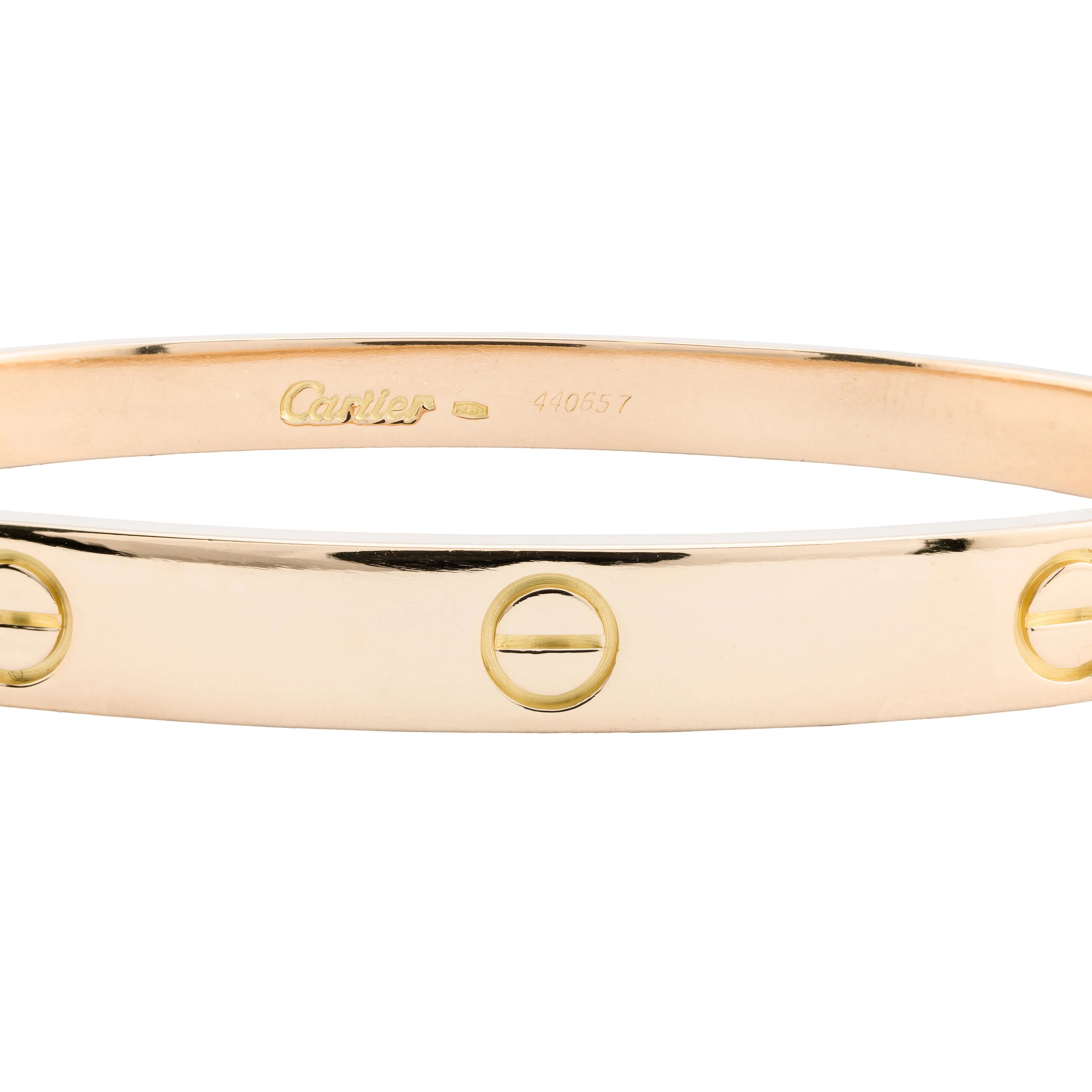 Cartier Vintage Aldo Cippulo Retro Love Bracelet Circa 1970's Rare Size 21