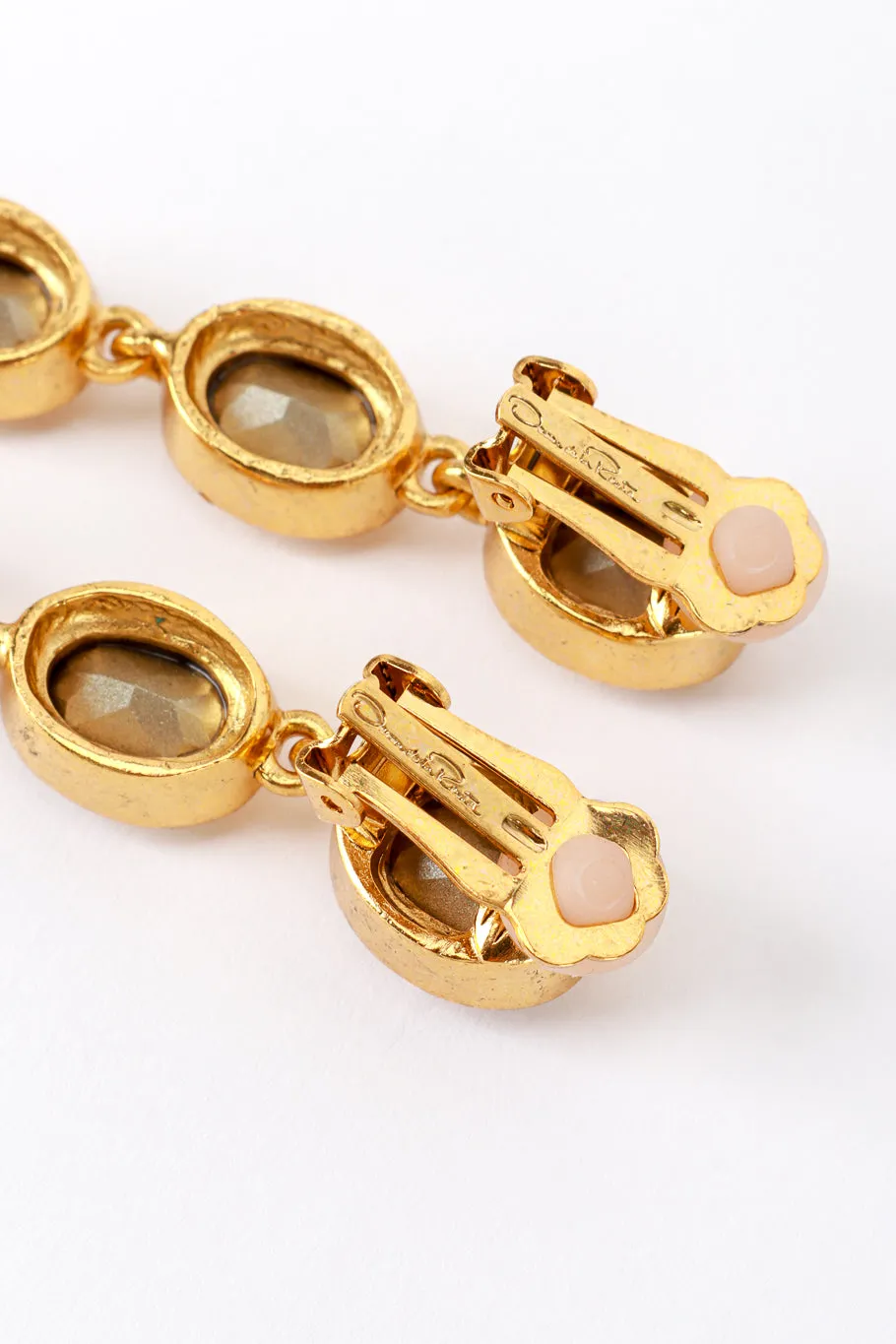 Champagne Crystal Drop Earrings