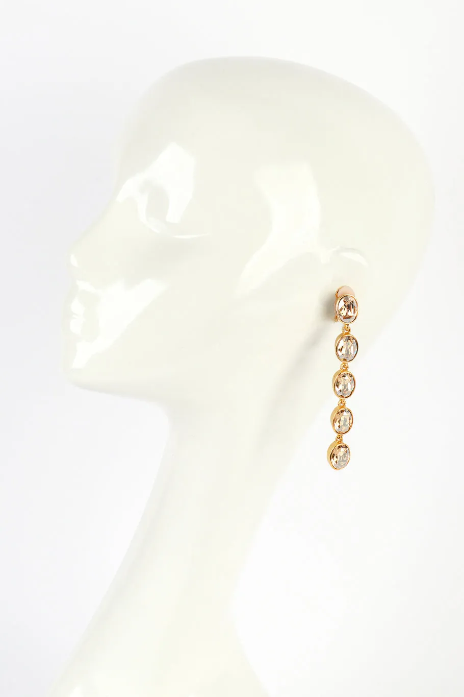 Champagne Crystal Drop Earrings