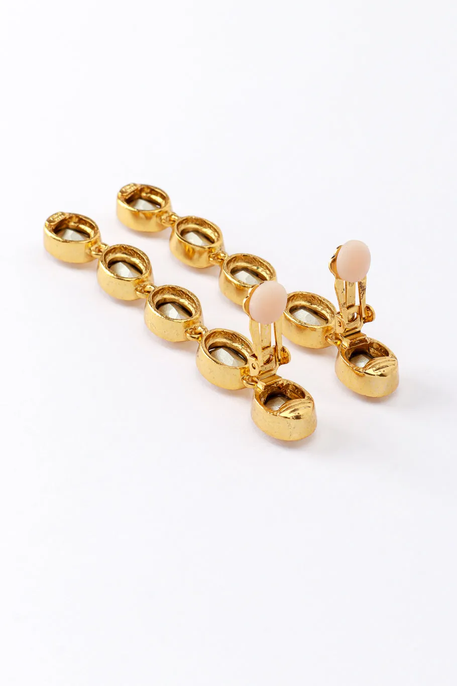 Champagne Crystal Drop Earrings