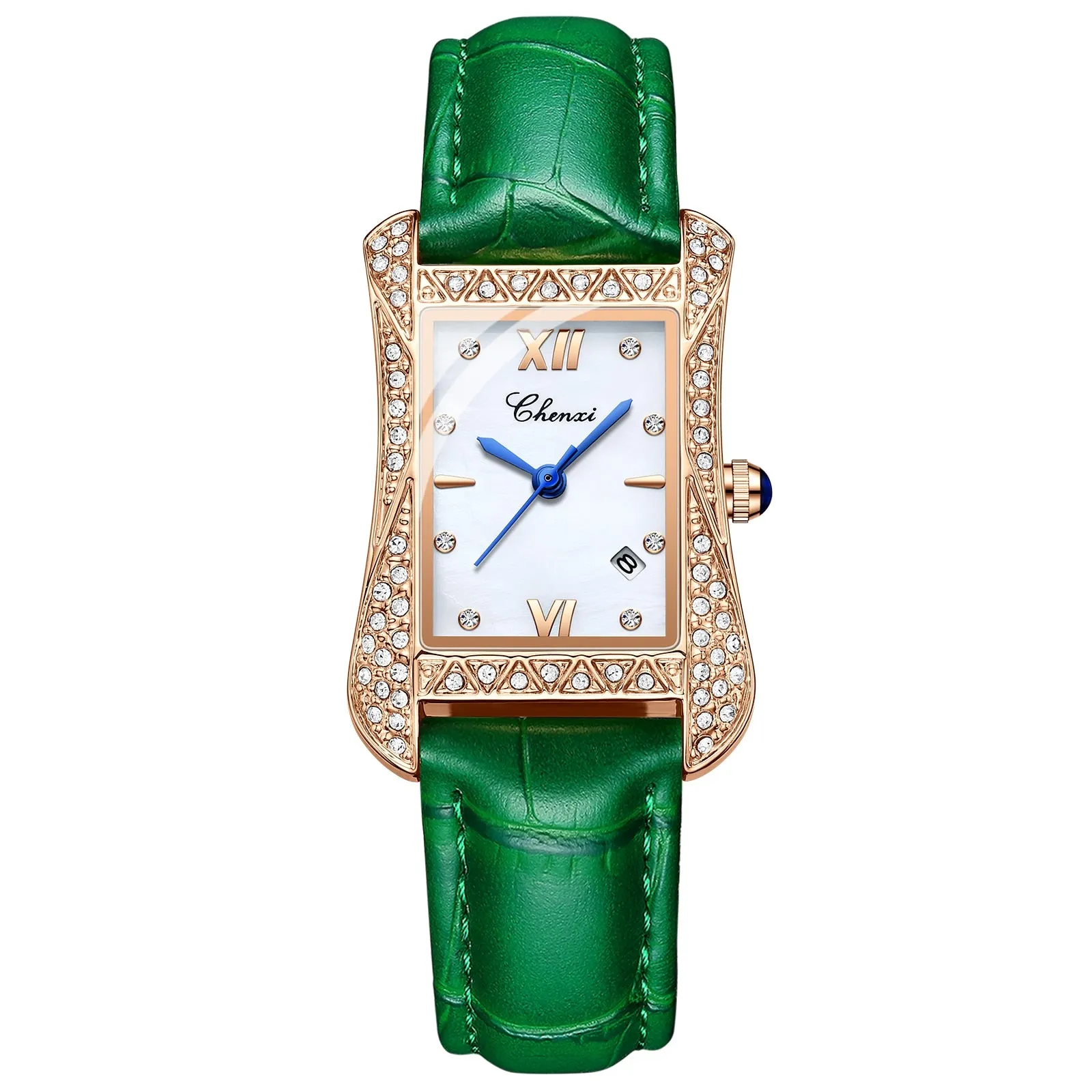 CHENXI 2022 New Ladies Wrist Watch Top Brand Luxury Waterproof Leather Women Quartz Watch Fashion Casual Analog Female Watches