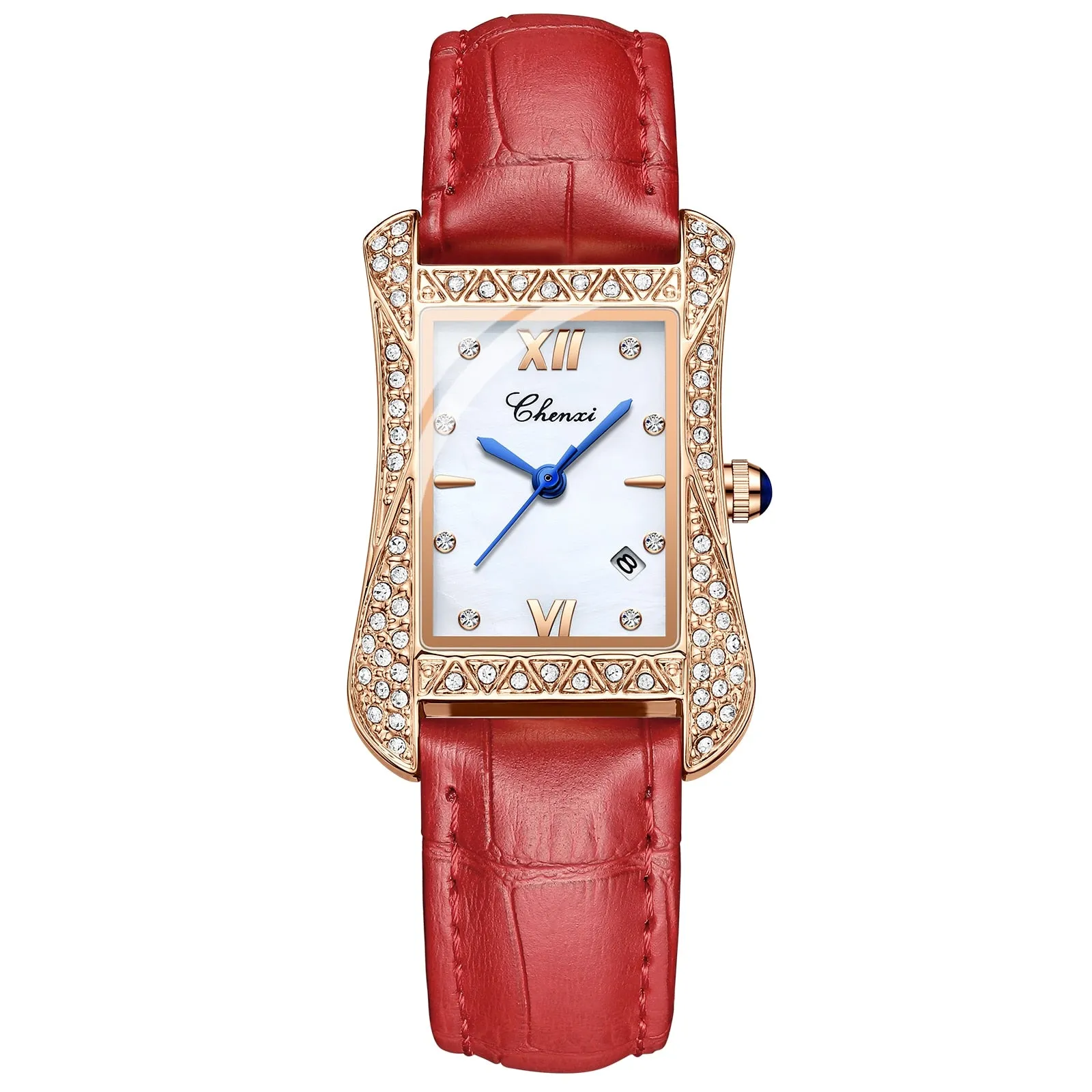 CHENXI 2022 New Ladies Wrist Watch Top Brand Luxury Waterproof Leather Women Quartz Watch Fashion Casual Analog Female Watches