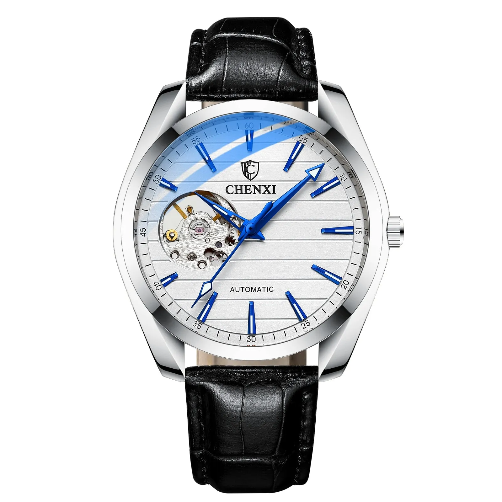 CHENXI Brand Men Watches Luxury Waterproof Automatic Mechanical Watch for Men Fashion Casual Leather Tourbillon Wrist Watches