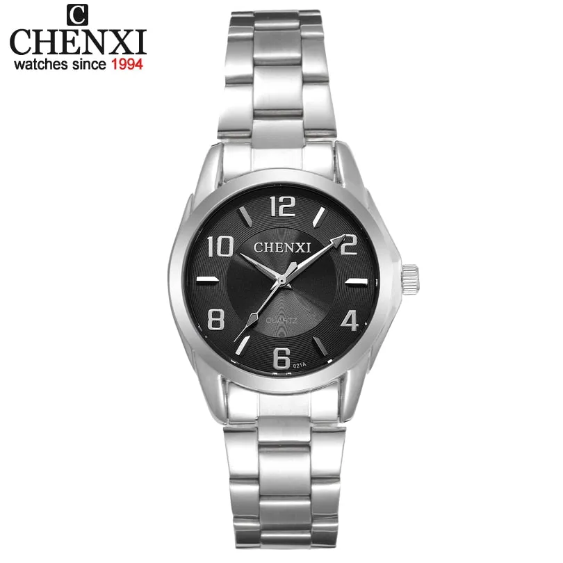 CHENXI Brand Relogio Feminino Gift Clocks Female Stainless Steel Watch Ladies Fashion Casual Watch Quartz Wrist Women Watches