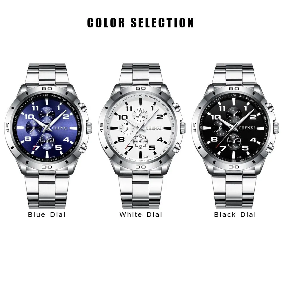 CHENXI Luxury Watch Mens Quartz Clock Fashion Men&#39;s Watches Relogio Masculino Military Business Wristwatches Man Watches