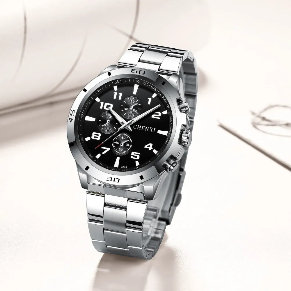 CHENXI Luxury Watch Mens Quartz Clock Fashion Men&#39;s Watches Relogio Masculino Military Business Wristwatches Man Watches