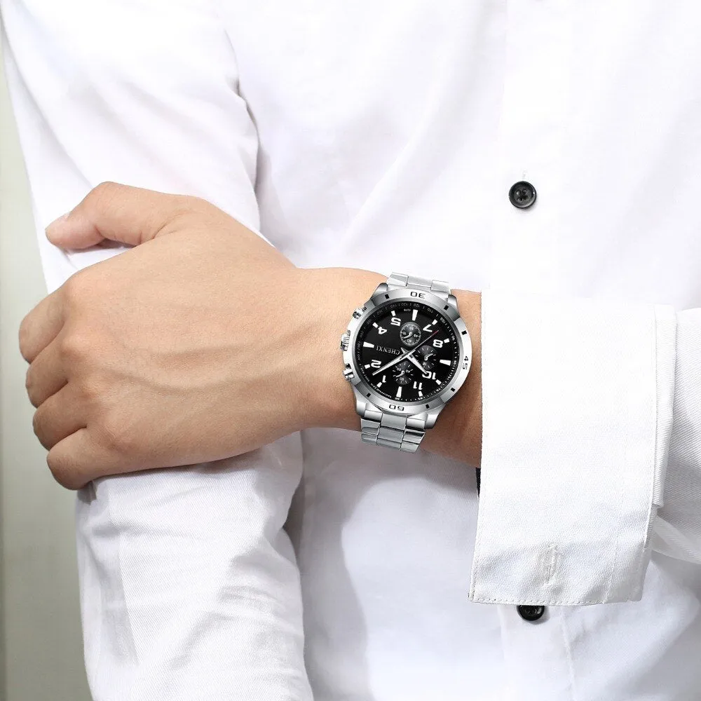 CHENXI Luxury Watch Mens Quartz Clock Fashion Men&#39;s Watches Relogio Masculino Military Business Wristwatches Man Watches