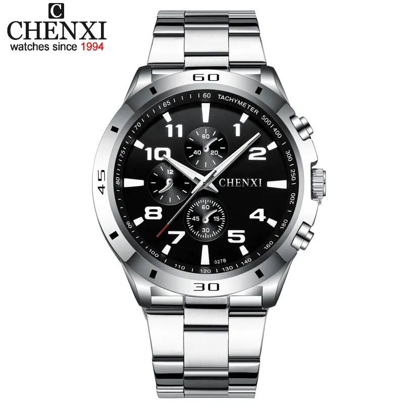 CHENXI Luxury Watch Mens Quartz Clock Fashion Men&#39;s Watches Relogio Masculino Military Business Wristwatches Man Watches