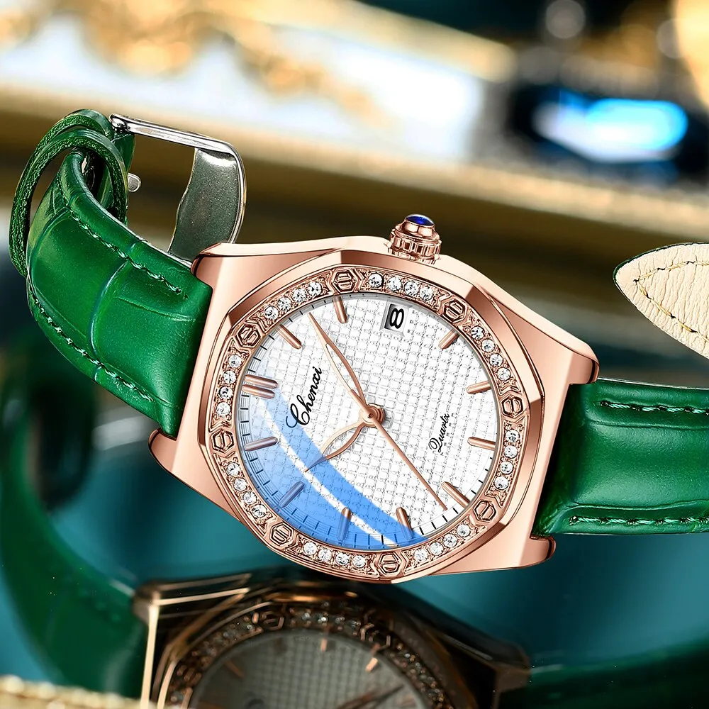 CHENXI New Fashion Women Watches Top Brand Luxury Stainless Steel Bracelet Watch Ladies RoseGold Quartz Waterproof Wristwatch