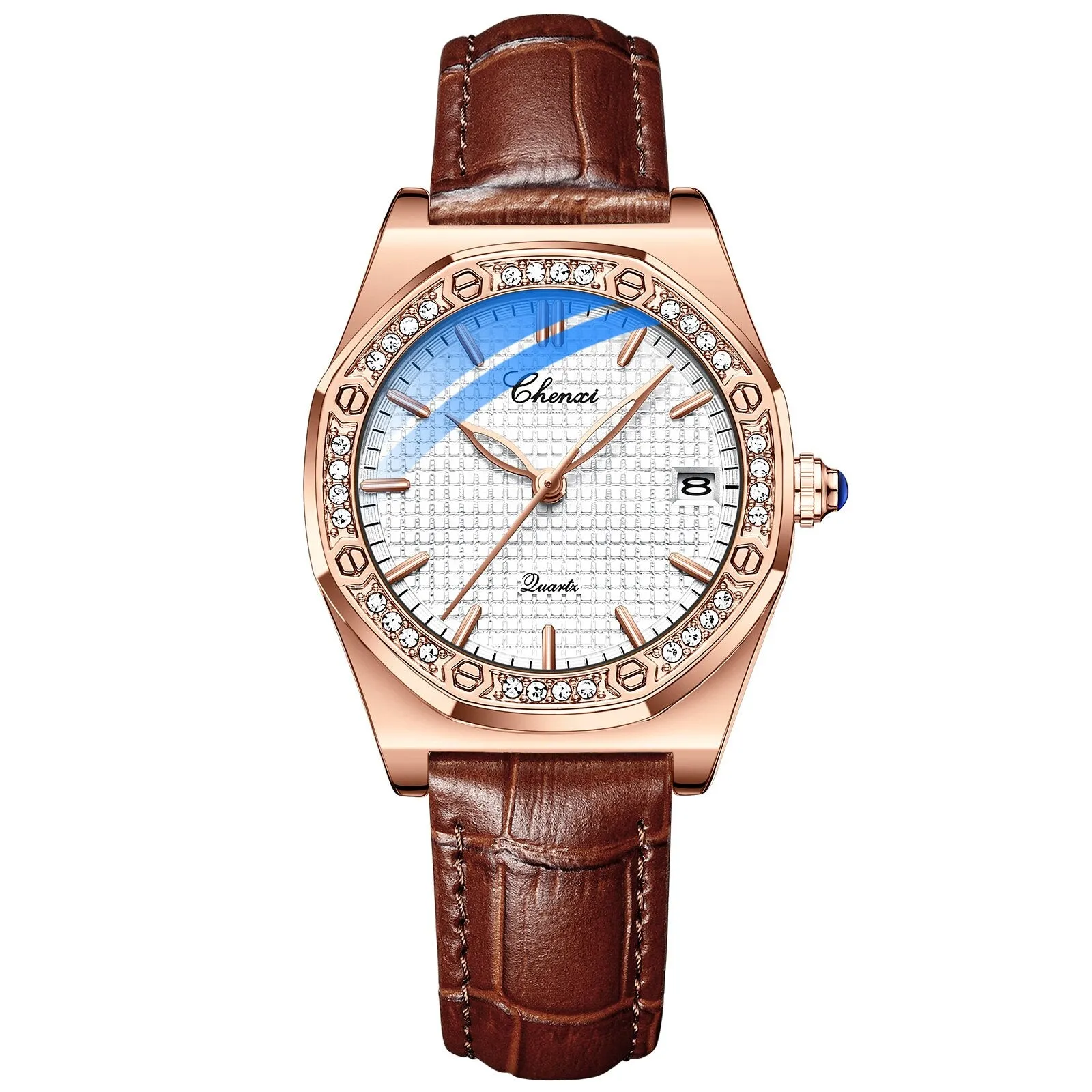 CHENXI New Fashion Women Watches Top Brand Luxury Stainless Steel Bracelet Watch Ladies RoseGold Quartz Waterproof Wristwatch
