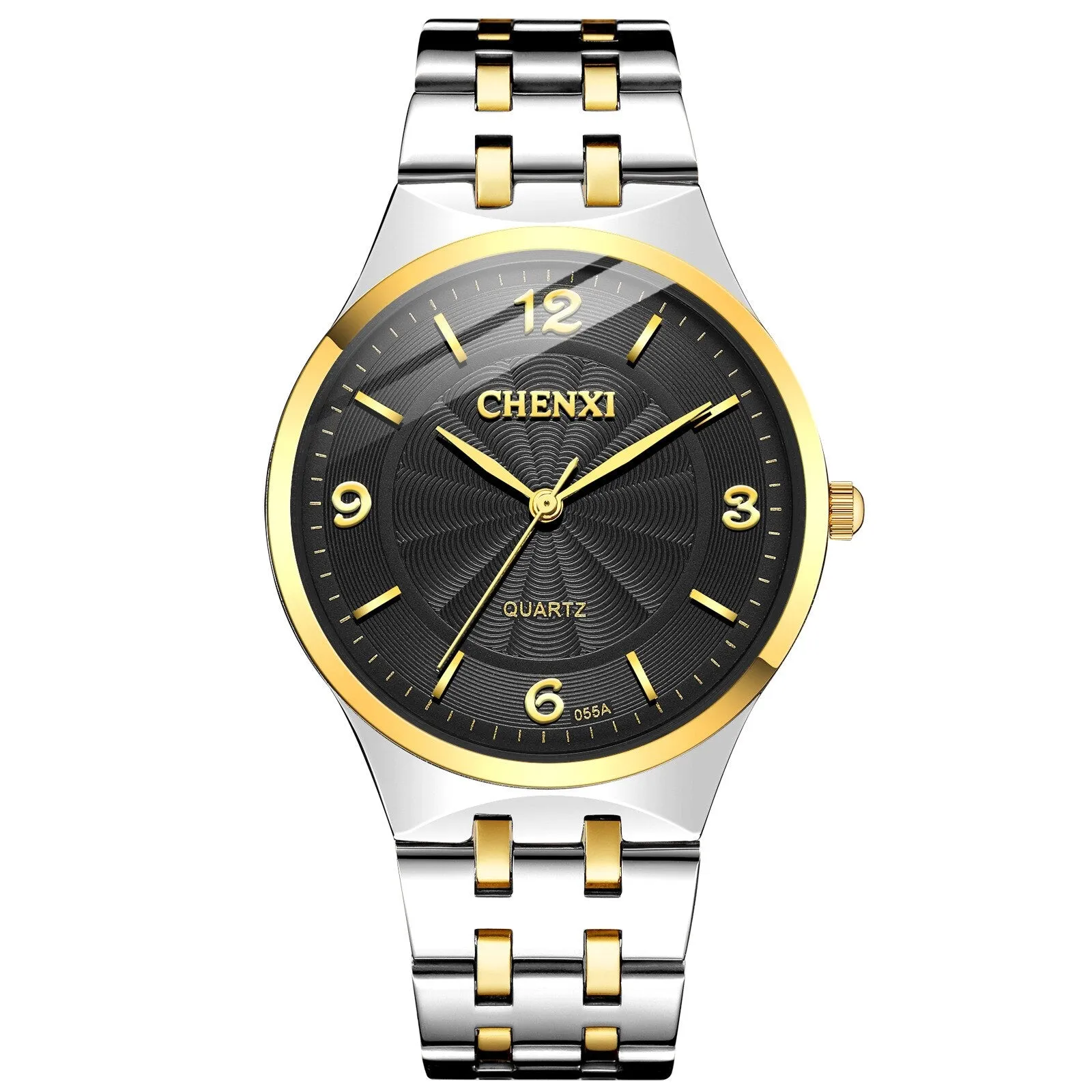 CHENXI Original Brand Mens Women Watches Stainless Steel Casual Men&#39;s Quartz Watch Business Waterproof Men Analog Wrist Watches