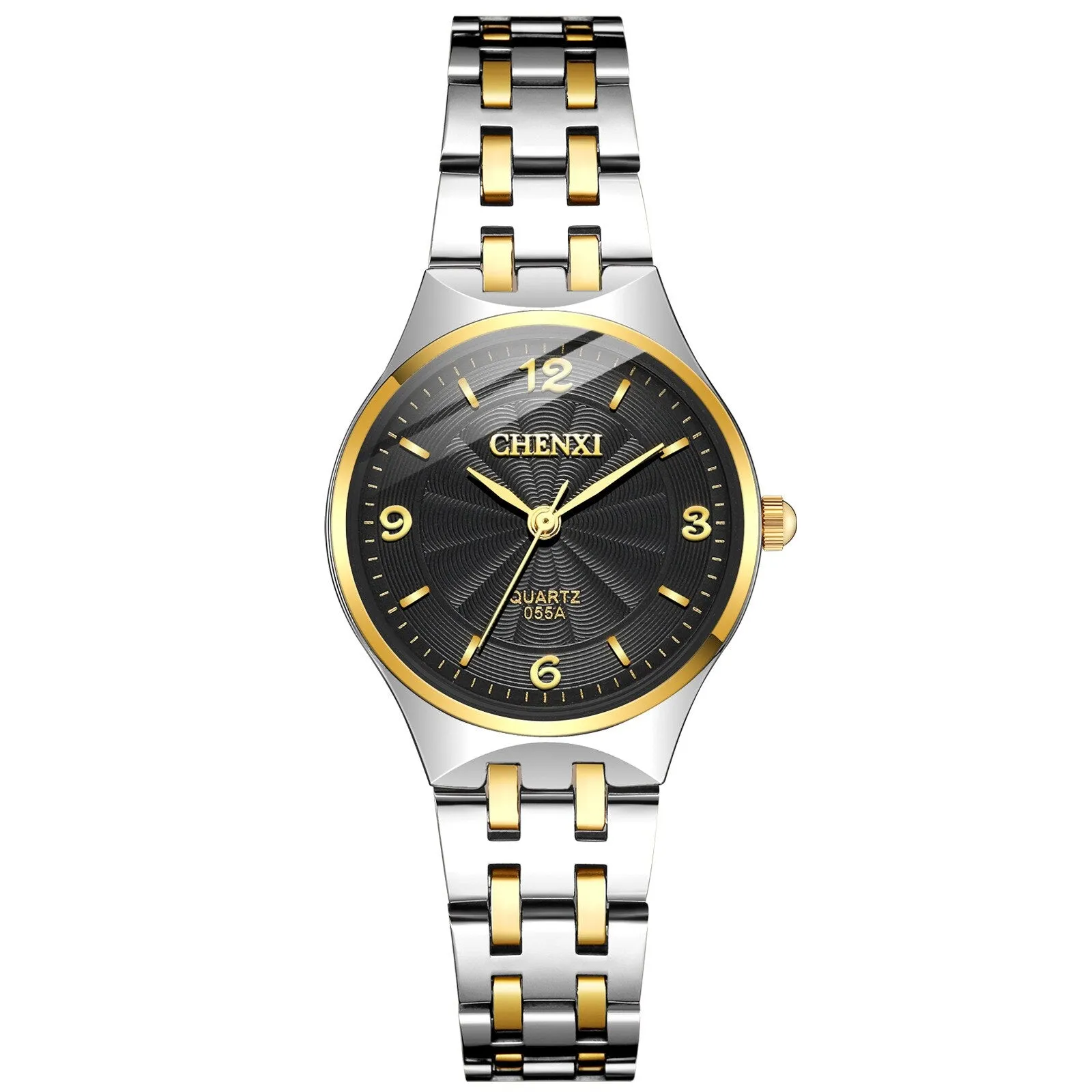 CHENXI Original Brand Mens Women Watches Stainless Steel Casual Men&#39;s Quartz Watch Business Waterproof Men Analog Wrist Watches