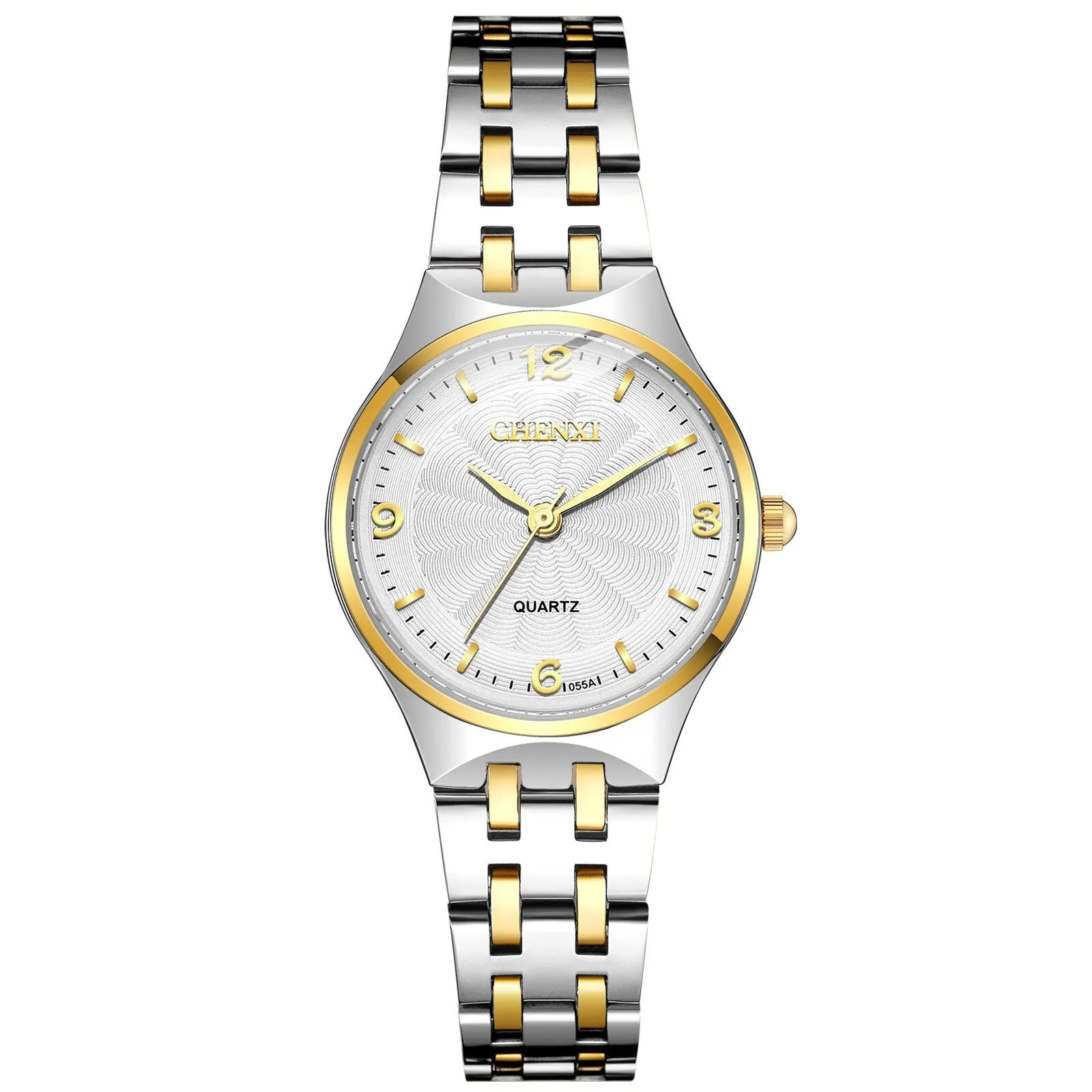 CHENXI Original Brand Mens Women Watches Stainless Steel Casual Men&#39;s Quartz Watch Business Waterproof Men Analog Wrist Watches