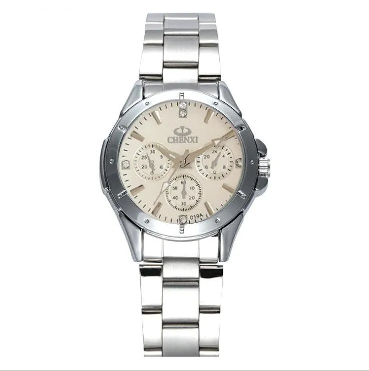 CHENXI Women Fashion Watches Ladies Quartz Watch Women&#39;s Elegant Dress Stainless Steel Wristwatches Girl Clock Relojes Mujer