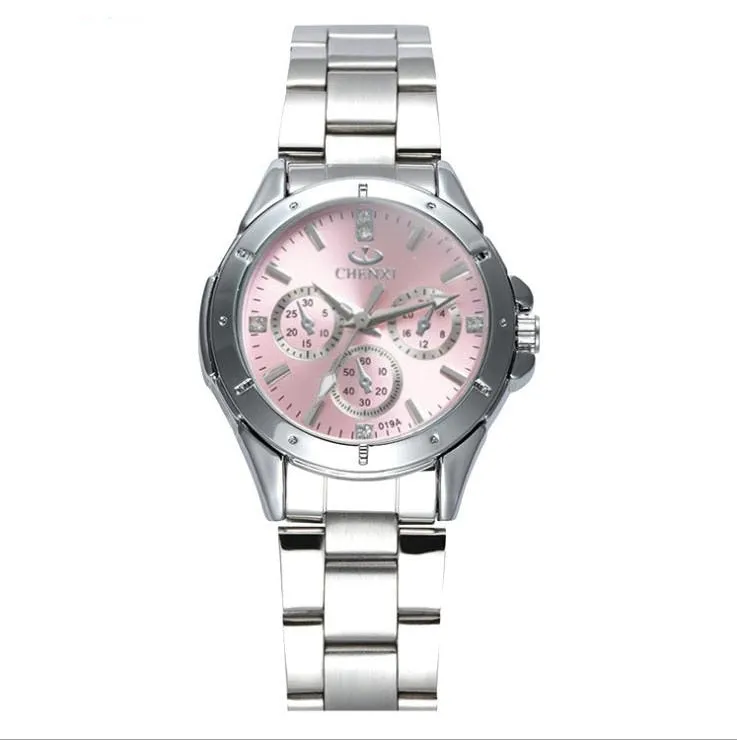 CHENXI Women Fashion Watches Ladies Quartz Watch Women&#39;s Elegant Dress Stainless Steel Wristwatches Girl Clock Relojes Mujer