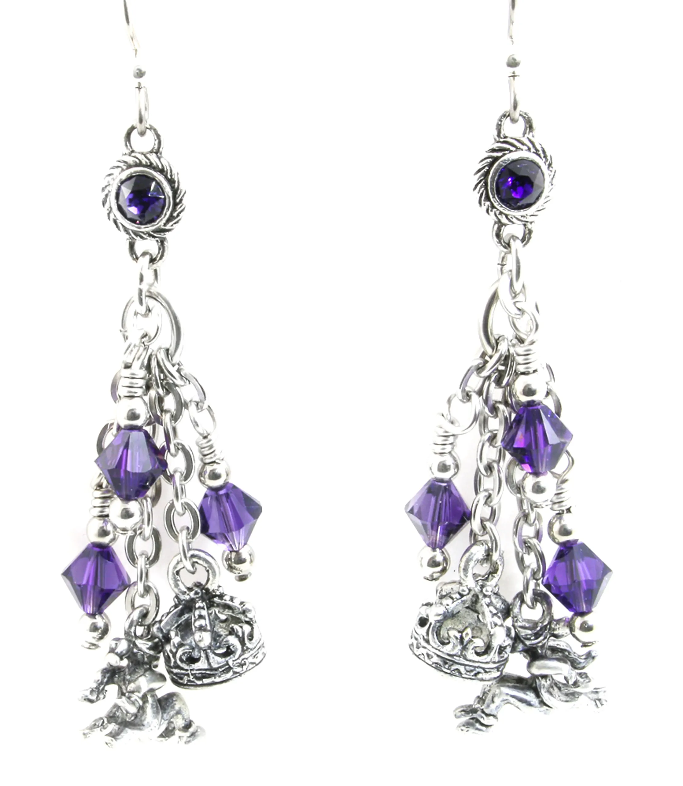 Christmas Earrings, 10th Day, Lords a Leaping, 12 Days of Christmas
