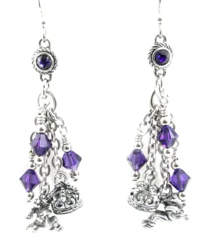 Christmas Earrings, 10th Day, Lords a Leaping, 12 Days of Christmas
