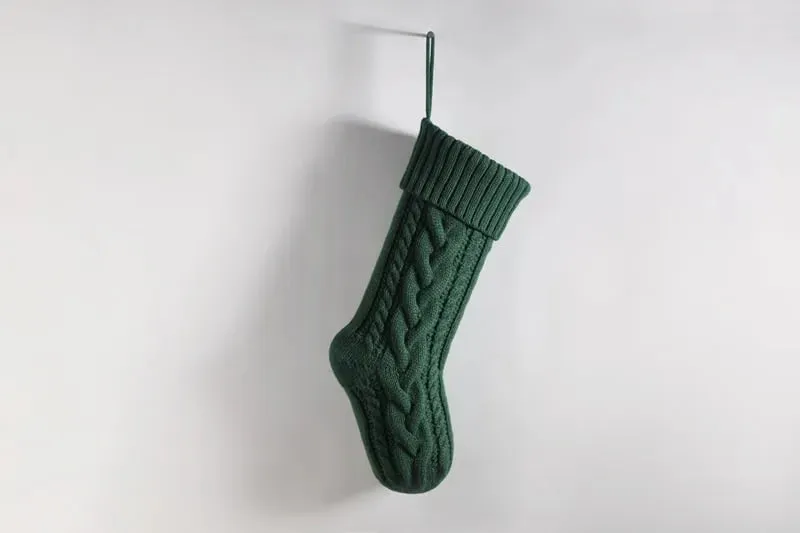 Christmas Stockings-Santa puts presents on socks