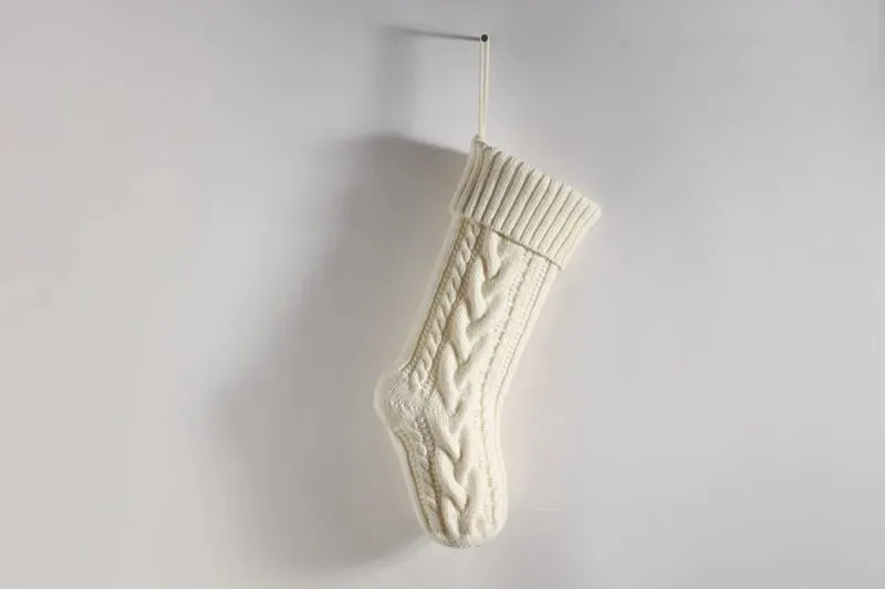 Christmas Stockings-Santa puts presents on socks