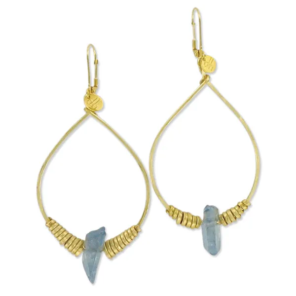 Cinna Crystal Quartz Earrings