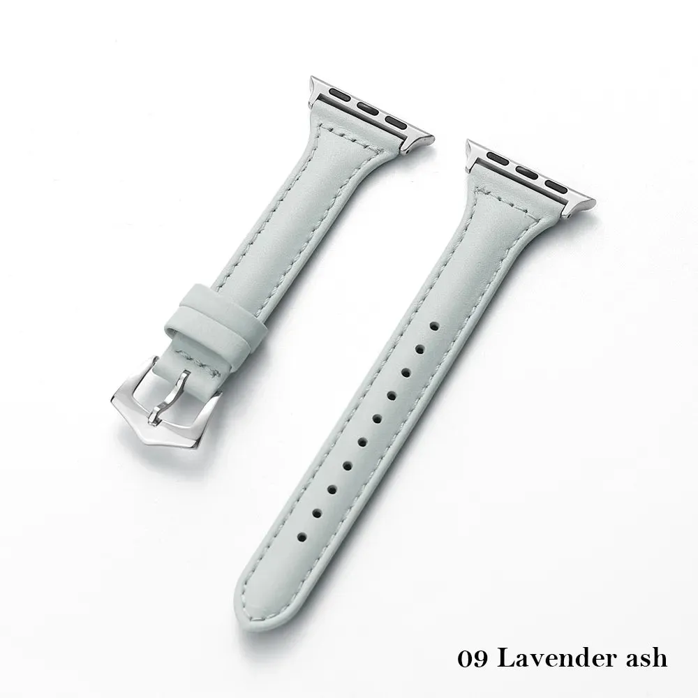 Classic Chic Leather Bracelets for Apple Watch