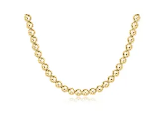 Classic Gold Choker 6mm Bead