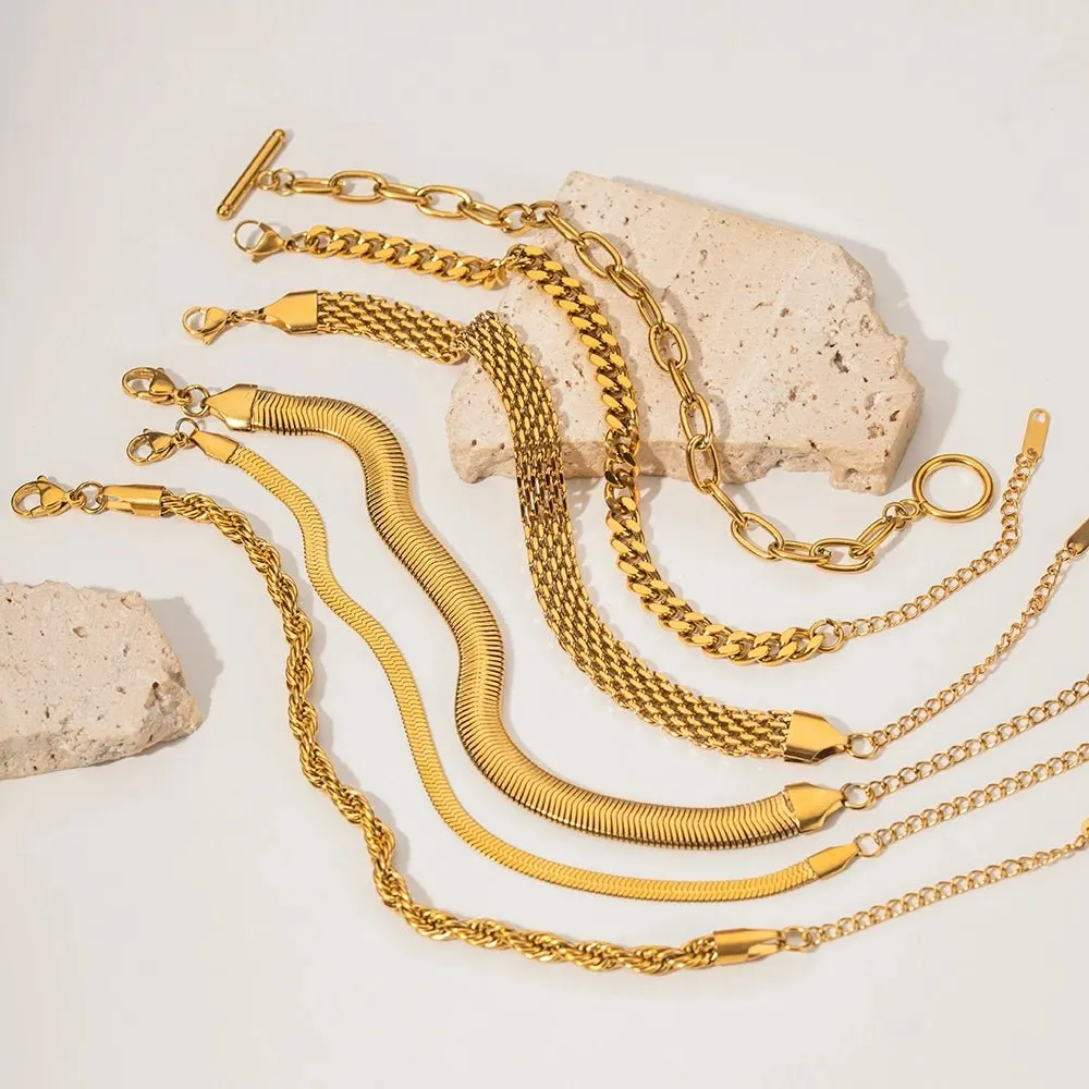 Classy Gold Mix & Match Bracelets