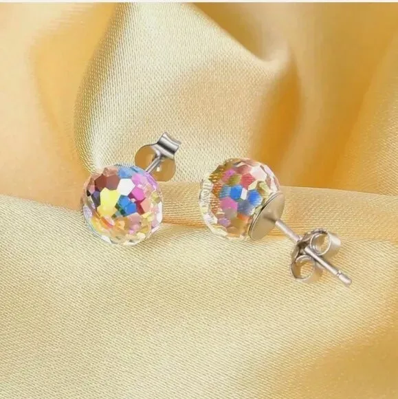 Colorful Crystal Earrings