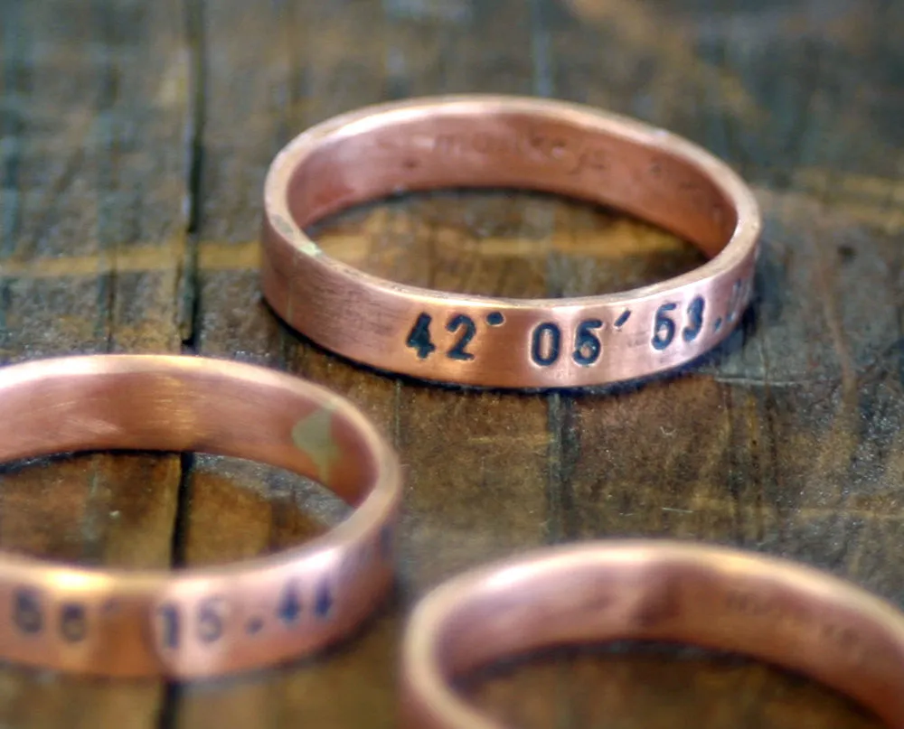 Copper band ring (S0187)
