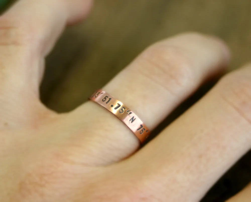 Copper band ring (S0187)