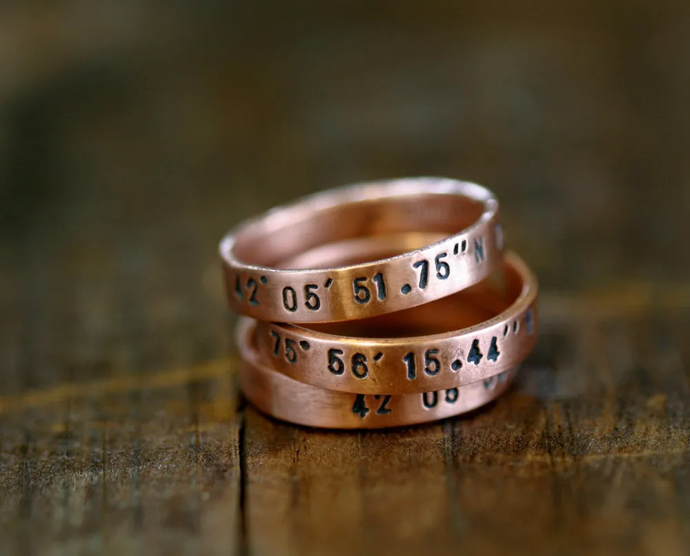 Copper band ring (S0187)