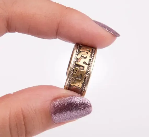 Copper Finger Ring Jewelry Gift