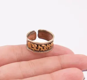 Copper Finger Ring Jewelry Gift