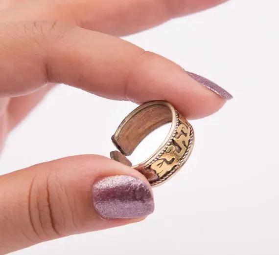 Copper Finger Ring Jewelry Gift