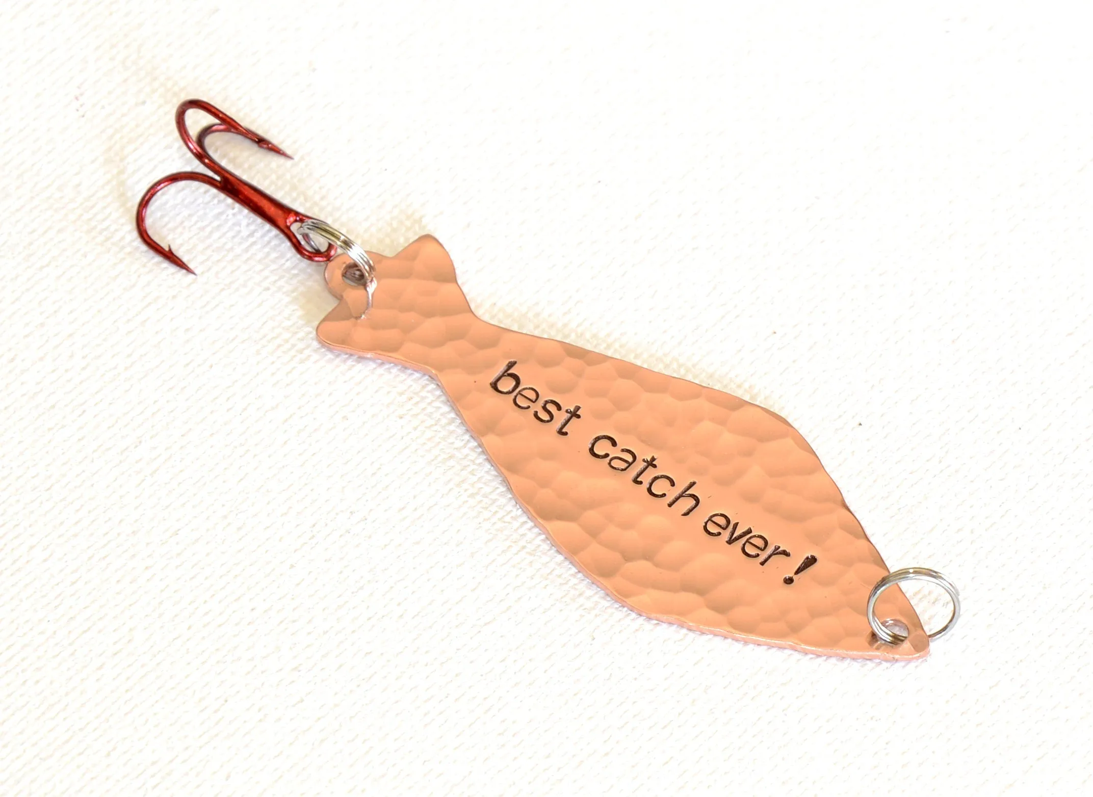 Copper Fishing Lure with Best Catch Ever